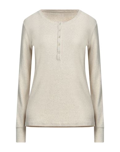 Shop Fortela Woman Sweater Beige Size L Cotton, Linen, Elastane