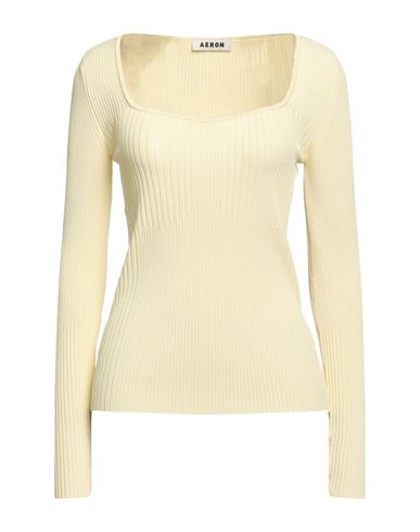 Aeron Woman Sweater Light Yellow Size Xs Rayon, Polyester