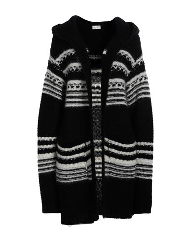 Saint Laurent Woman Cardigan Black Size L Mohair Wool, Polyamide, Silk, Wool