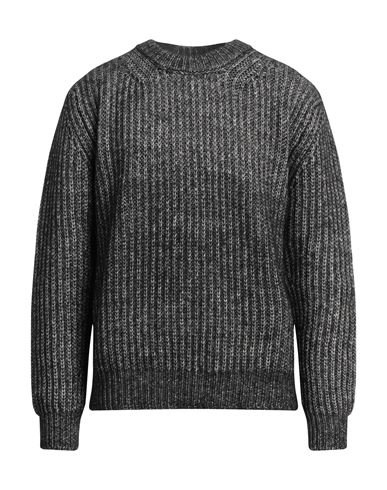 Sunflower Man Sweater Black Size L Cotton, Alpaca Wool, Wool