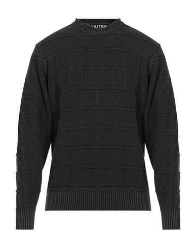 Iuter Man Sweater Steel Grey Size Xl Cotton