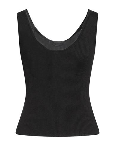 Roberto Collina Woman Sweater Black Size L Merino Wool