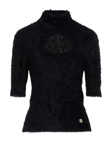 Simona Corsellini Woman Turtleneck Black Size M Polyamide