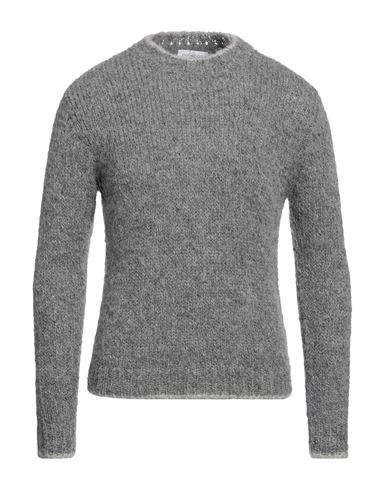 Bellwood Man Sweater Grey Size 44 Mohair Wool, Alpaca Wool, Acrylic, Polyamide