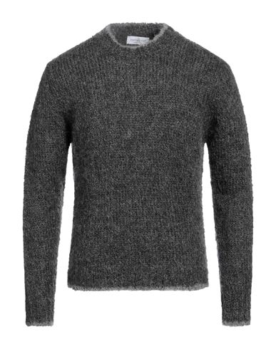 Bellwood Man Sweater Steel Grey Size 36 Mohair Wool, Alpaca Wool, Acrylic, Polyamide