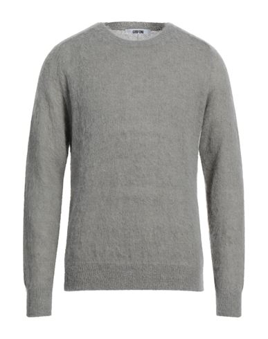 Mauro Grifoni Man Sweater Grey Size 38 Polyamide, Alpaca Wool, Mohair Wool In Gray