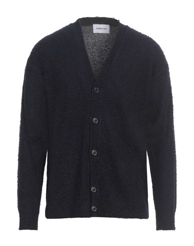 ATOMOFACTORY ATOMOFACTORY MAN CARDIGAN NAVY SIZE S WOOL, RECYCLED POLYAMIDE 