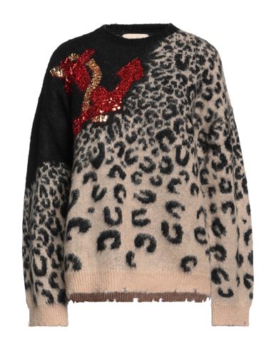 Aniye By Woman Sweater Black Size M Acrylic, Alpaca Wool, Polyamide