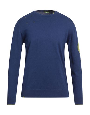 Shop Shockly Man Sweater Blue Size 44 Cotton, Cashmere