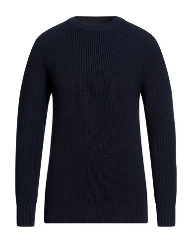 Alpha Studio Man Sweater Navy Blue Size 40 Merino Wool, Polypropylene