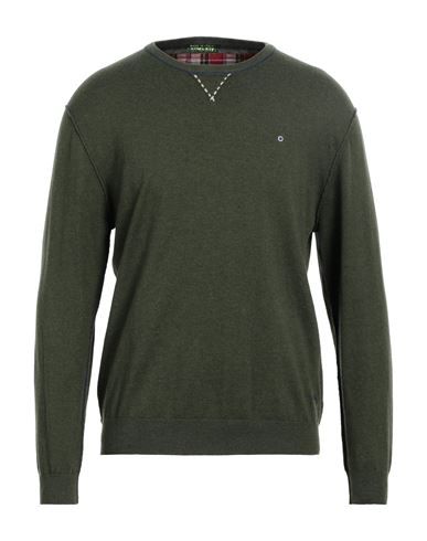 Shockly Man Sweater Military Green Size 44 Cotton, Cashmere