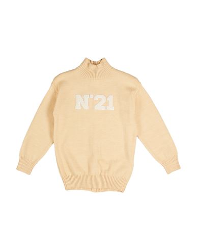 N°21 Toddler Girl Turtleneck Yellow Size 6 Wool, Acrylic, Polyester In Yellow