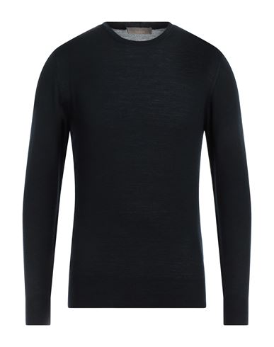 Shop Cruciani Man Sweater Midnight Blue Size 44 Wool