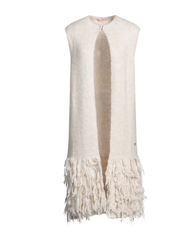 Shop ★ Art Woman Cardigan Cream Size L Acrylic, Polyamide, Viscose, Wool In White