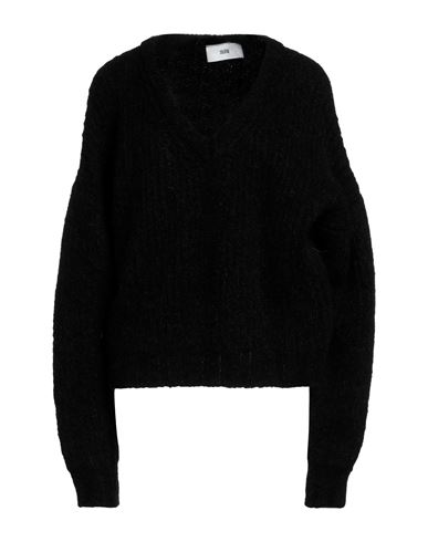 Solotre Woman Sweater Black Size 3 Mohair Wool, Acrylic, Polyamide, Elastane