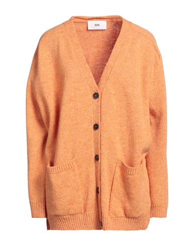Solotre Woman Cardigan Orange Size 4 Wool