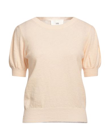 Solotre Woman Sweater Apricot Size 1 Polyamide, Mohair Wool, Wool, Elastane In Orange