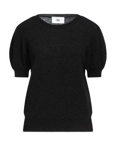 Solotre Woman Sweater Black Size 3 Polyamide, Mohair Wool, Wool, Elastane In Black