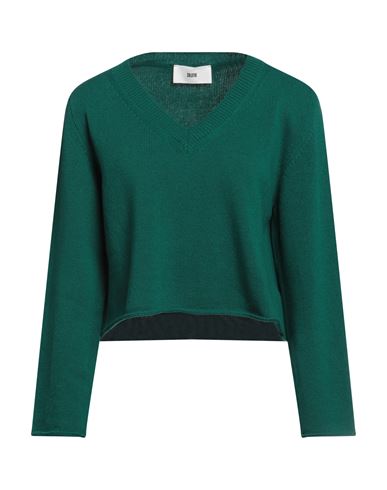 Solotre Woman Sweater Emerald Green Size 2 Wool