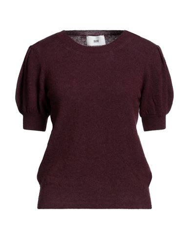 Solotre Woman Sweater Deep Purple Size S Polyamide, Mohair Wool, Wool, Elastane