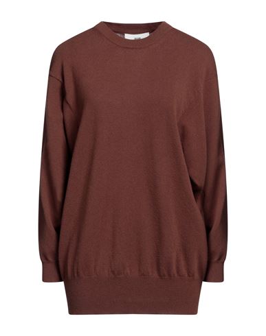 Solotre Woman Sweater Brown Size 4 Wool In Brown
