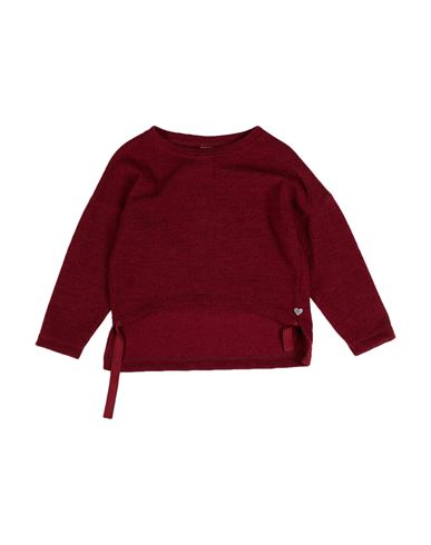 Please Babies'  Toddler Girl Sweater Burgundy Size 4 Polyester, Viscose, Elastane In Red