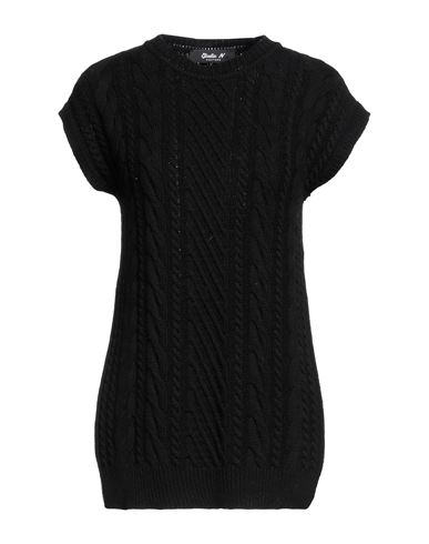 Giulia N Woman Sweater Black Size M Polyamide, Wool, Viscose, Cashmere