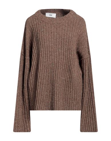Solotre Woman Sweater Light Brown Size 4 Wool, Polyamide, Alpaca Wool In Beige