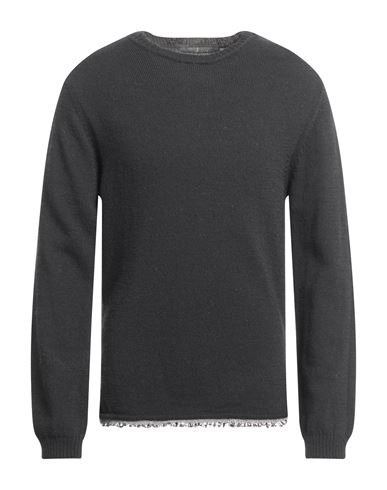 Messagerie Man Sweater Black Size 38 Acrylic, Alpaca Wool, Wool, Merino Wool