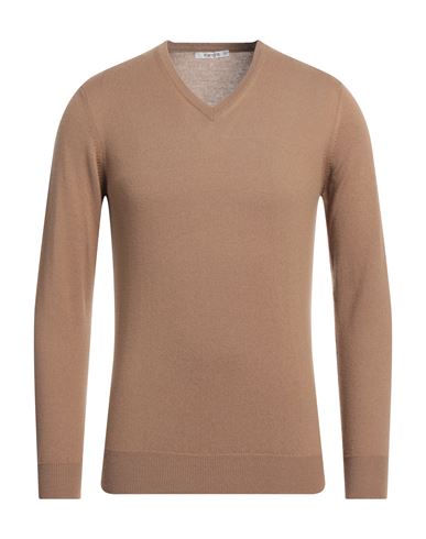 Kangra Cashmere Kangra Man Sweater Brown Size 36 Merino Wool