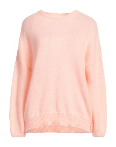 Aniye By Woman Sweater Blush Size M Mohair Wool, Polyamide, Wool In Pink
