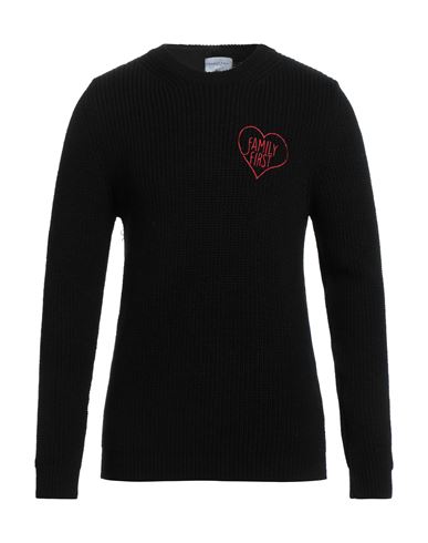 Shop Family First Milano Man Sweater Black Size S Wool, Polyamide, Acrylic