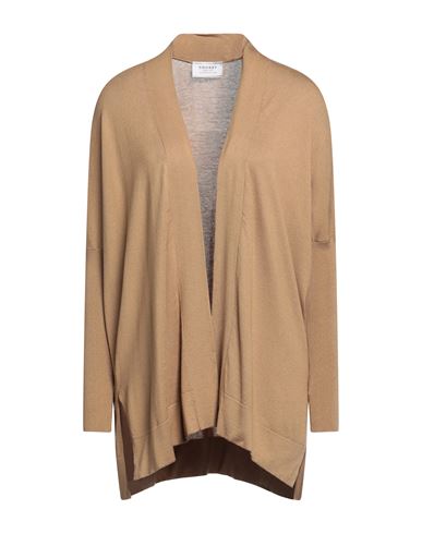 Snobby Sheep Woman Cardigan Camel Size 6 Silk, Cashmere In Beige