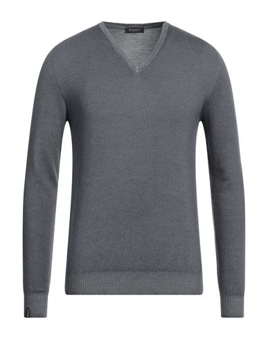 Arovescio Man Sweater Grey Size 38 Merino Wool