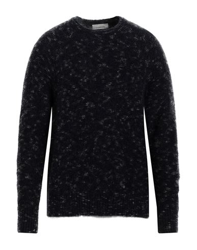 Laneus Man Sweater Midnight Blue Size 40 Acrylic, Polyamide, Mohair Wool, Wool, Elastane