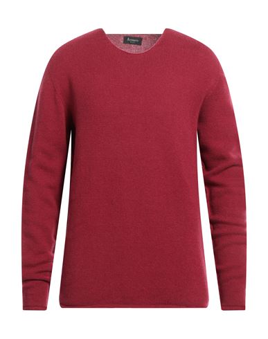 Arovescio Man Sweater Garnet Size 42 Merino Wool, Cashmere In Red