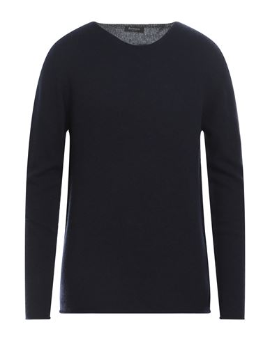 Arovescio Man Sweater Midnight Blue Size 38 Merino Wool, Cashmere
