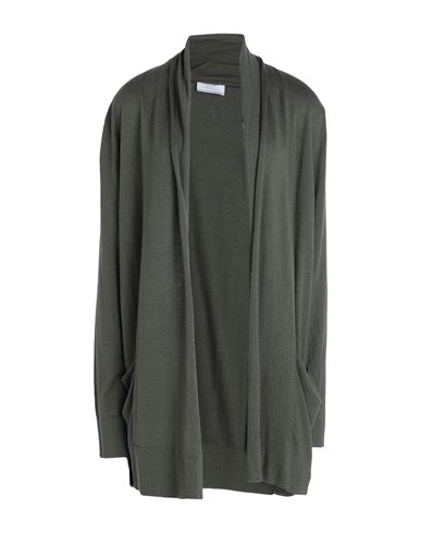 Snobby Sheep Woman Cardigan Military Green Size 8 Silk, Cashmere