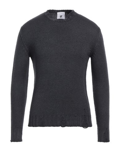 Shop Pt Torino Man Sweater Steel Grey Size 34 Virgin Wool