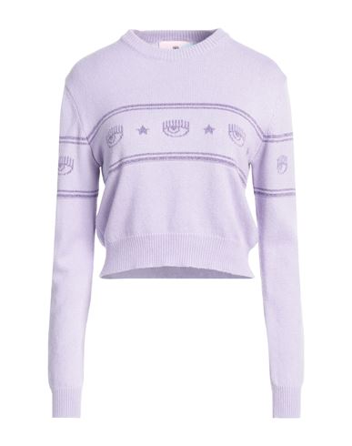 Chiara Ferragni Woman Sweater Lilac Size S Wool, Viscose, Polyamide, Cashmere In Purple