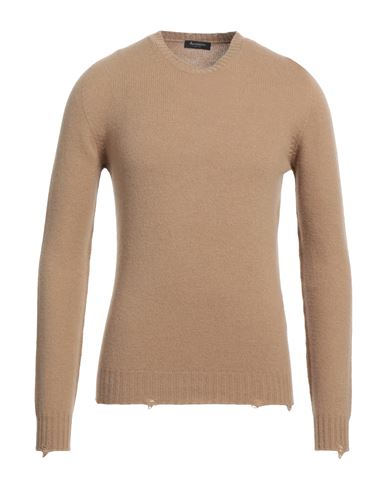 Arovescio Man Sweater Sand Size 38 Virgin Wool, Cashmere In Beige