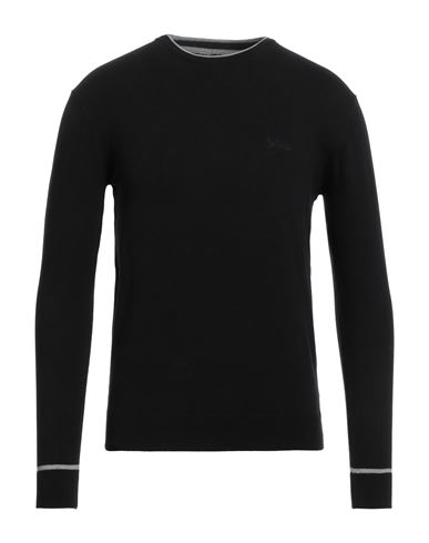 Guess Man Sweater Black Size Xs Cotton, Polyamide, Elastane