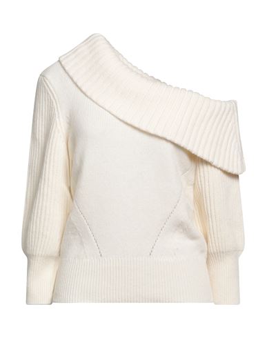 Alexander Mcqueen Woman Sweater Ivory Size M Wool, Cashmere In White