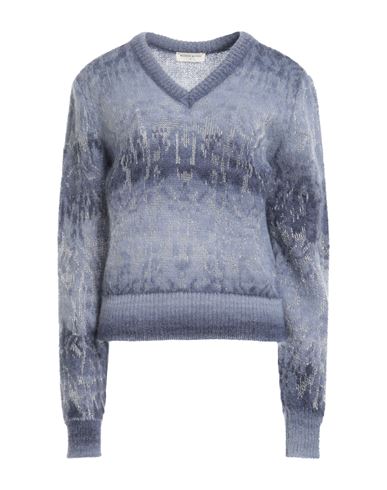 Maison Hotel Woman Sweater Pastel Blue Size Xl Alpaca Wool, Mohair Wool, Polyamide, Viscose, Metalli