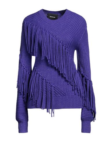 MARCO BOLOGNA MARCO BOLOGNA WOMAN SWEATER PURPLE SIZE M WOOL, ACRYLIC