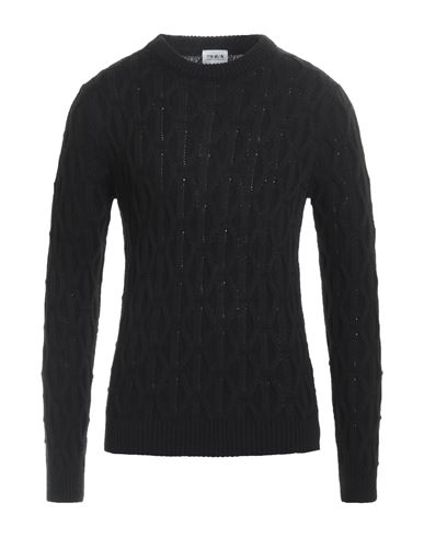 Berna Man Sweater Black Size M Wool, Acrylic, Viscose, Alpaca Wool