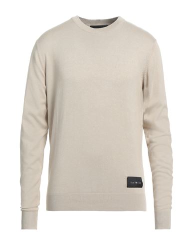 John Richmond Man Sweater Beige Size L Viscose, Nylon