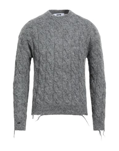 Mauro Grifoni Man Sweater Grey Size 40 Polyamide, Alpaca Wool, Mohair Wool