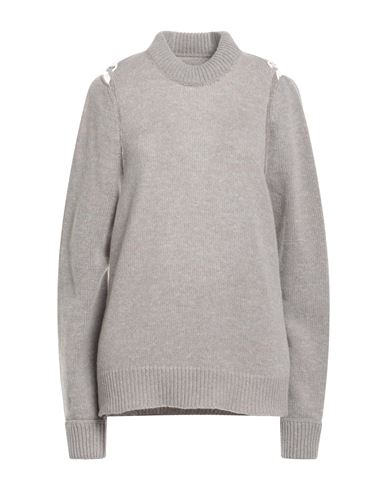 Mm6 Maison Margiela Woman Sweater Grey Size Xxl Wool, Polyamide
