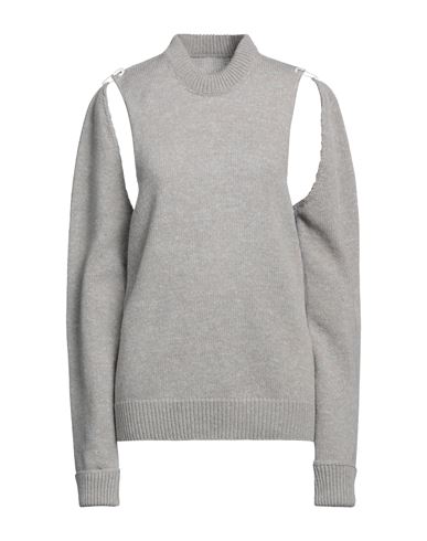 Mm6 Maison Margiela Woman Sweater Grey Size L Wool, Polyamide